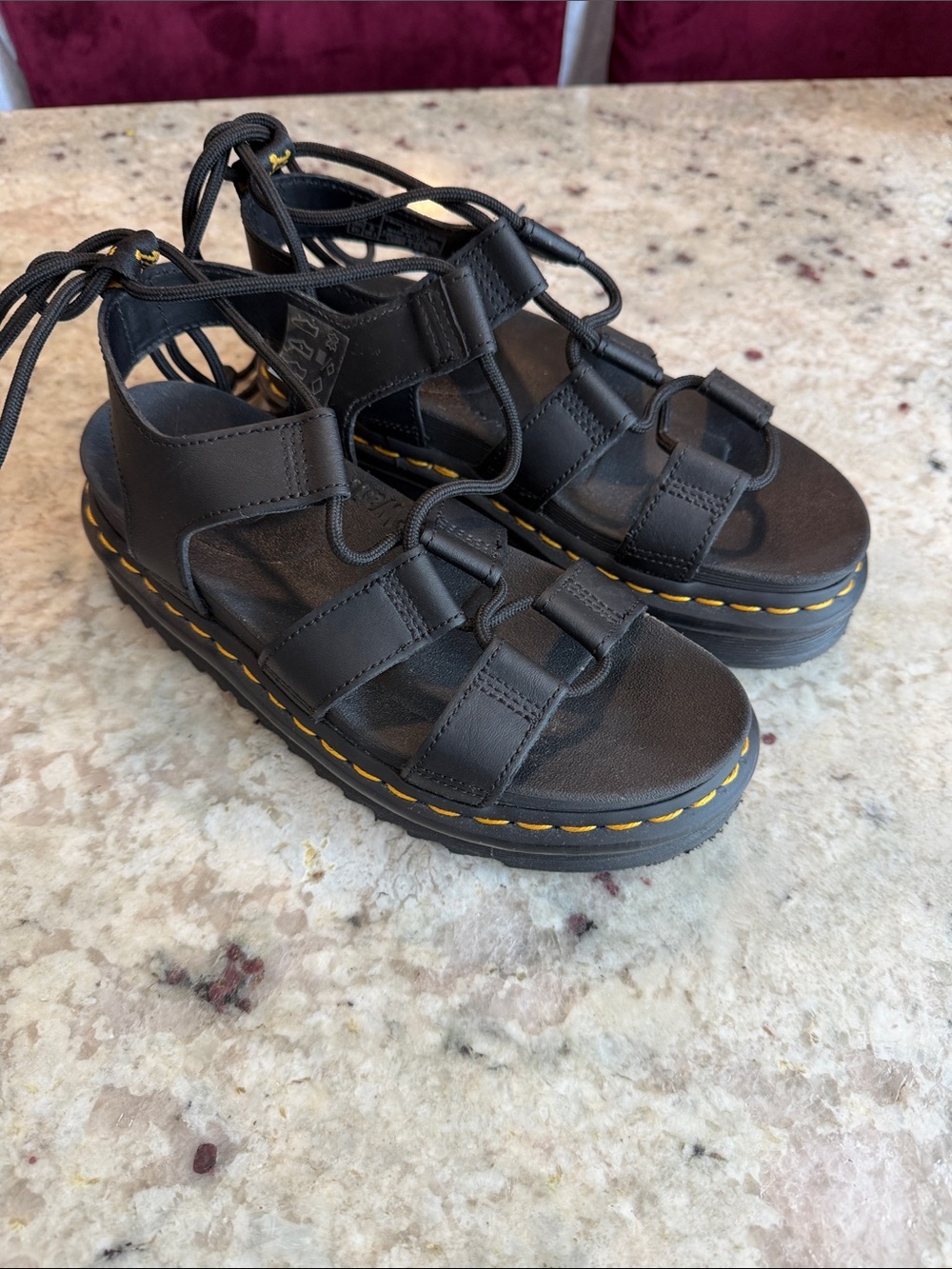 Dr Martens Nartilla sandals in black